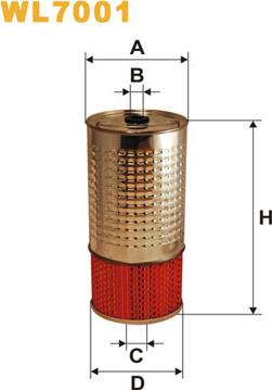 WIX Filters WL7001 - Масляный фильтр autospares.lv