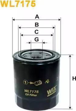 RIDER RD.1430WL7175 - Масляный фильтр autospares.lv