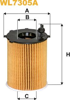 WIX Filters WL7305A - Масляный фильтр autospares.lv