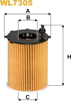 WIX Filters WL7305 - Масляный фильтр autospares.lv