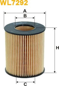 WIX Filters WL7292 - Масляный фильтр autospares.lv