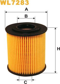 WIX Filters WL7283 - Масляный фильтр autospares.lv