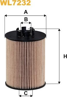 WIX Filters WL7232 - Масляный фильтр autospares.lv