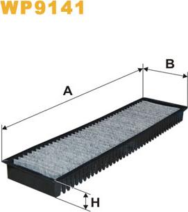 WIX Filters WP9141 - Фильтр воздуха в салоне autospares.lv