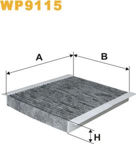 WIX Filters WP9115 - Фильтр воздуха в салоне autospares.lv