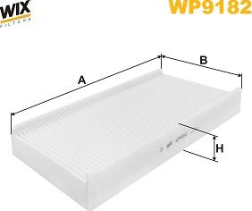 WIX Filters WP9182 - Фильтр воздуха в салоне autospares.lv