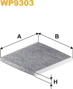 WIX Filters WP9303 - Фильтр воздуха в салоне autospares.lv