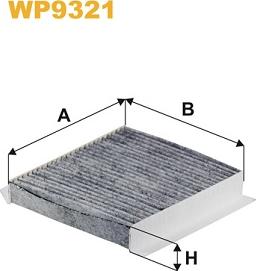 WIX Filters WP9321 - Фильтр воздуха в салоне autospares.lv