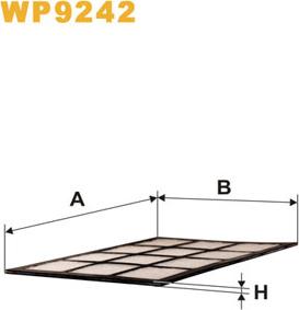 WIX Filters WP9242 - Фильтр воздуха в салоне autospares.lv