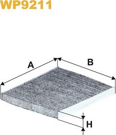 WIX Filters WP9211 - Фильтр воздуха в салоне autospares.lv