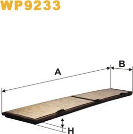 WIX Filters WP9233 - Фильтр воздуха в салоне autospares.lv