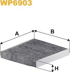 WIX Filters WP6903 - Фильтр воздуха в салоне autospares.lv