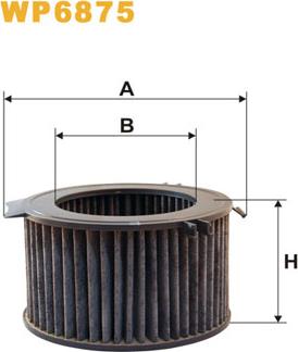 WIX Filters WP6875 - Фильтр воздуха в салоне autospares.lv