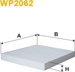 WIX Filters WP2062 - Фильтр воздуха в салоне autospares.lv