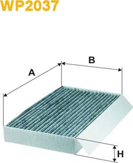 WIX Filters WP2037 - Фильтр воздуха в салоне autospares.lv