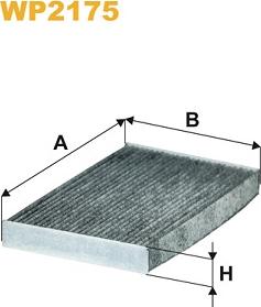 WIX Filters WP2175 - Фильтр воздуха в салоне autospares.lv