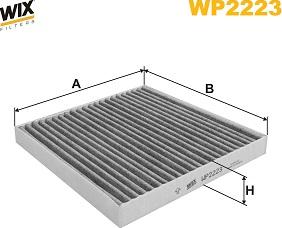 WIX Filters WP2223 - Фильтр воздуха в салоне autospares.lv