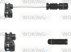 Woking 001059 - Сигнализатор, износ тормозных колодок autospares.lv