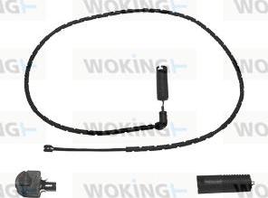 Woking 001066 - Сигнализатор, износ тормозных колодок autospares.lv