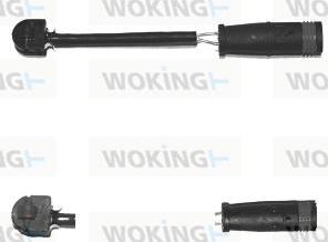 Woking 001062 - Сигнализатор, износ тормозных колодок autospares.lv
