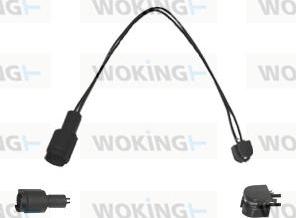 Woking 001004 - Сигнализатор, износ тормозных колодок autospares.lv
