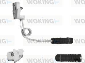 Woking 001001 - Сигнализатор, износ тормозных колодок autospares.lv