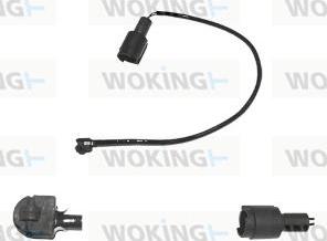 Woking 001020 - Сигнализатор, износ тормозных колодок autospares.lv