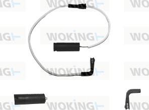 Woking 001022 - Сигнализатор, износ тормозных колодок autospares.lv