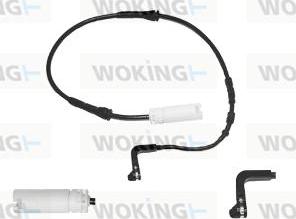 Woking 001070 - Сигнализатор, износ тормозных колодок autospares.lv