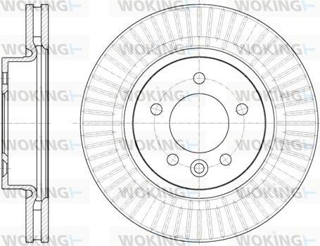 Woking D6994.10 - Тормозной диск autospares.lv