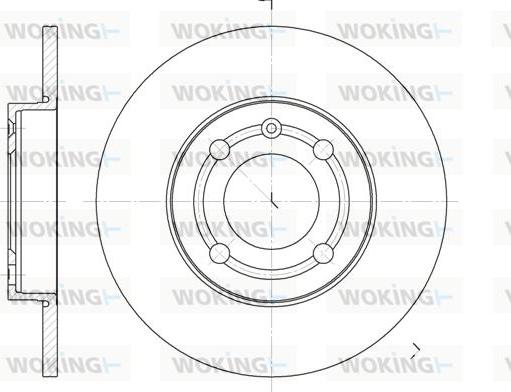 Woking D6418.00 - Тормозной диск autospares.lv