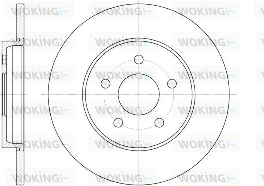 Meyle 715 523 7020 - Тормозной диск autospares.lv