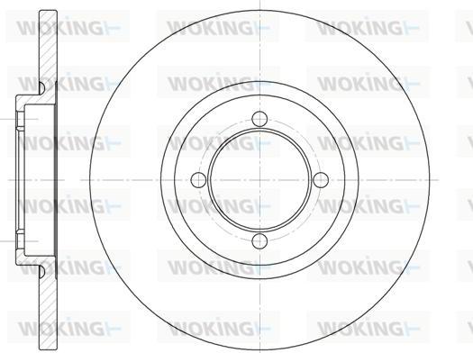 Protechnic PRD1156 - Тормозной диск autospares.lv