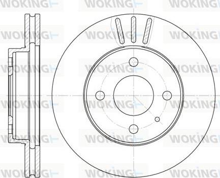 TRW DF1734 - Тормозной диск autospares.lv