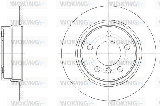 Woking D61450.00 - Тормозной диск autospares.lv