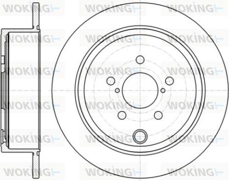 Woking D61415.00 - Тормозной диск autospares.lv