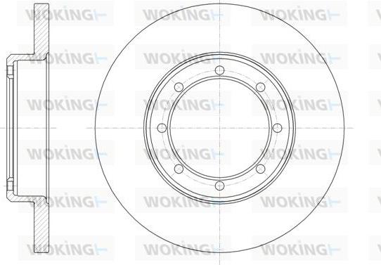 Woking D61476.00 - Тормозной диск autospares.lv