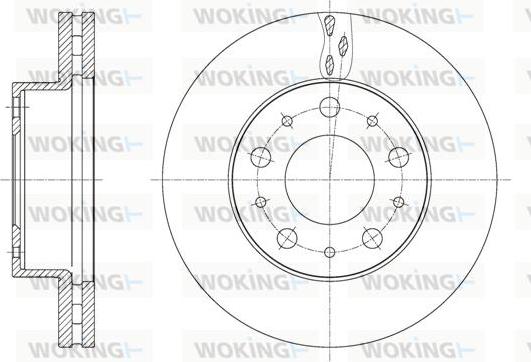 INTERBRAKE SDK6934 - Тормозной диск autospares.lv