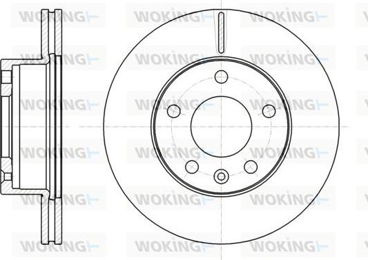 Roulunds Rubber WD01254 - Тормозной диск autospares.lv