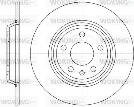 Woking D61112.00 - Тормозной диск autospares.lv