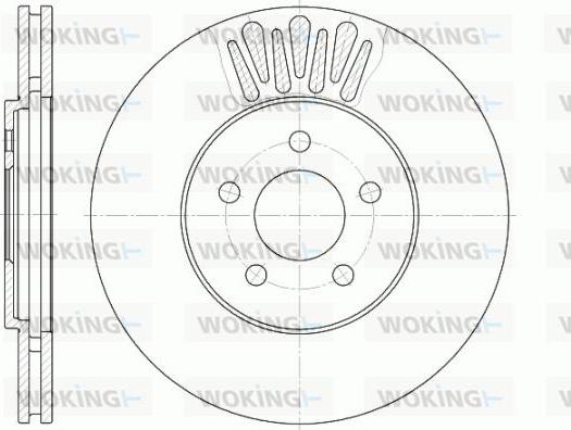 BENDIX 520620 - Тормозной диск autospares.lv