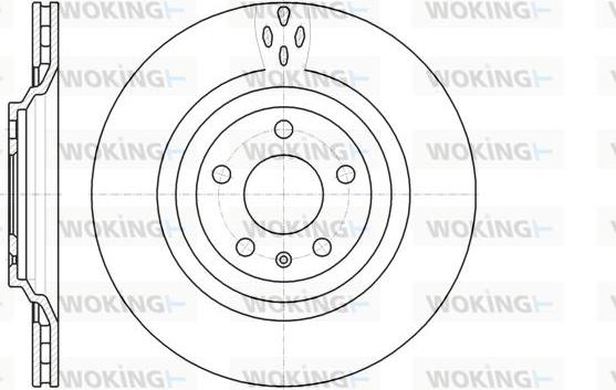 Woking D61309.10 - Тормозной диск autospares.lv