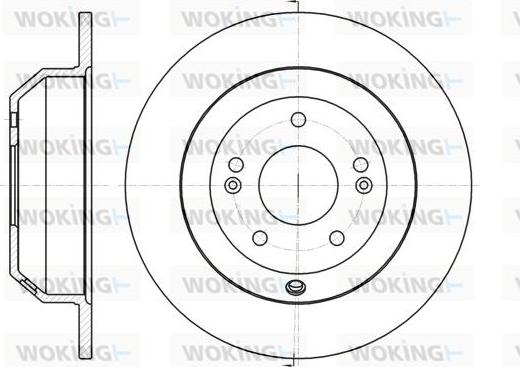 Wolf WD18470C - Тормозной диск autospares.lv