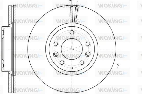 Unipart GBD2029 - Тормозной диск autospares.lv