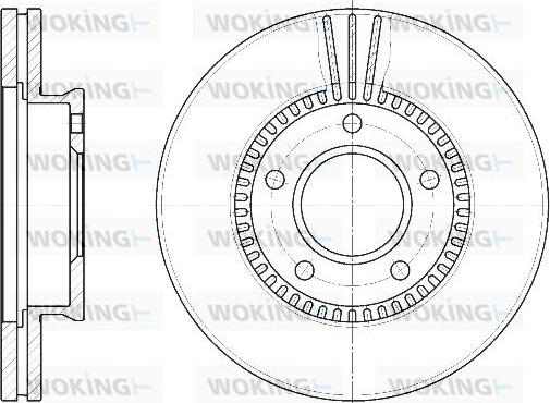 BENDIX 520688 - Тормозной диск autospares.lv