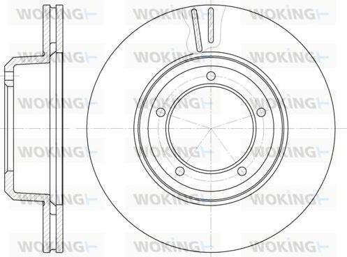 Woking D6340.10 - Тормозной диск autospares.lv