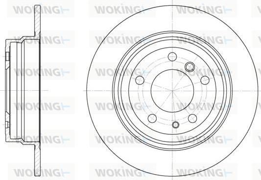 Woking D6342.00 - Тормозной диск autospares.lv