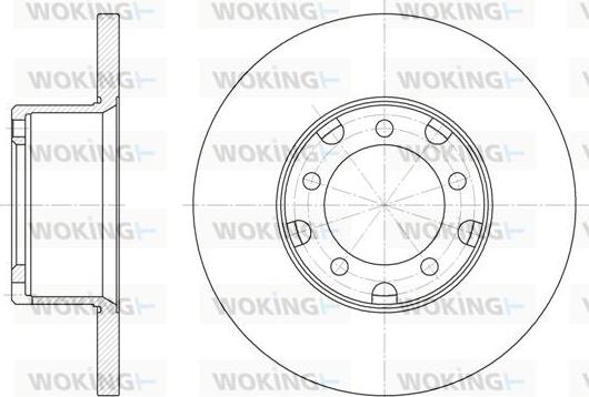 BENDIX 561135 - Тормозной диск autospares.lv