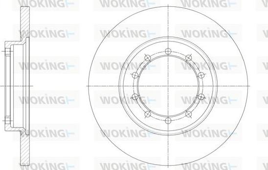 Woking D62094.00 - Тормозной диск autospares.lv