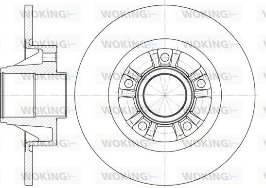 Ashuki 184-817 / N014-65C - Тормозной диск autospares.lv